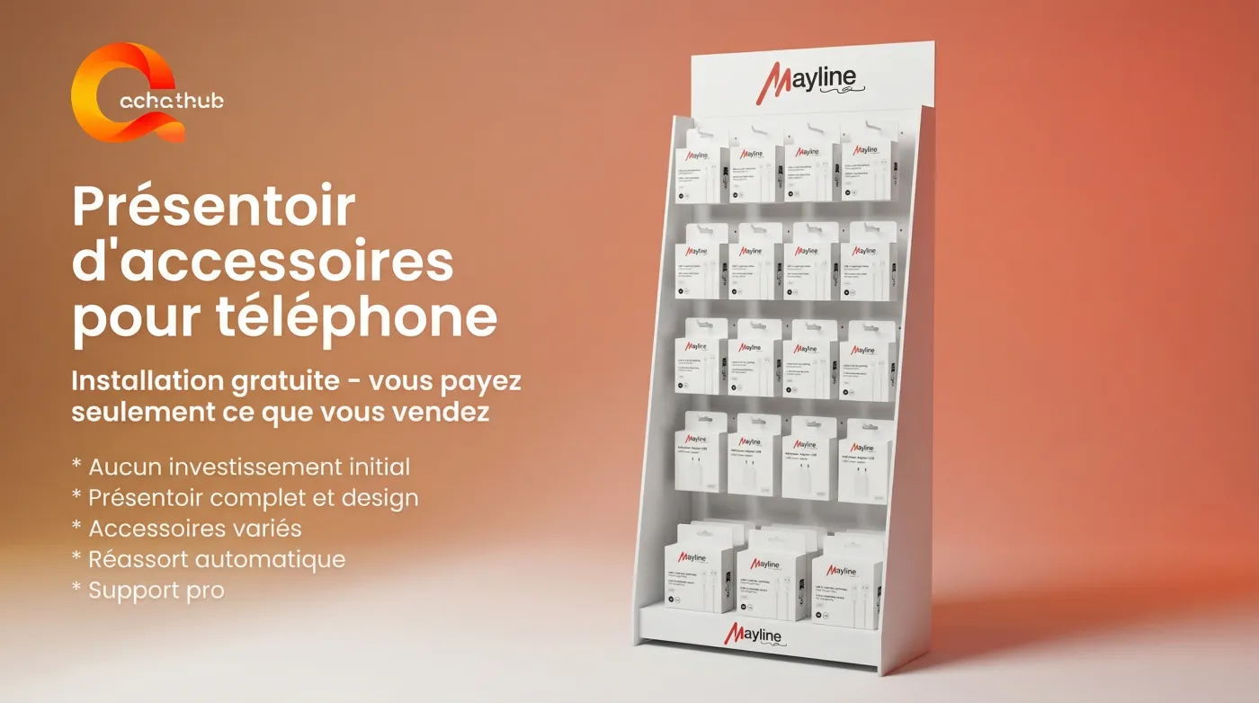 Présentoir professionnel AchatHub
